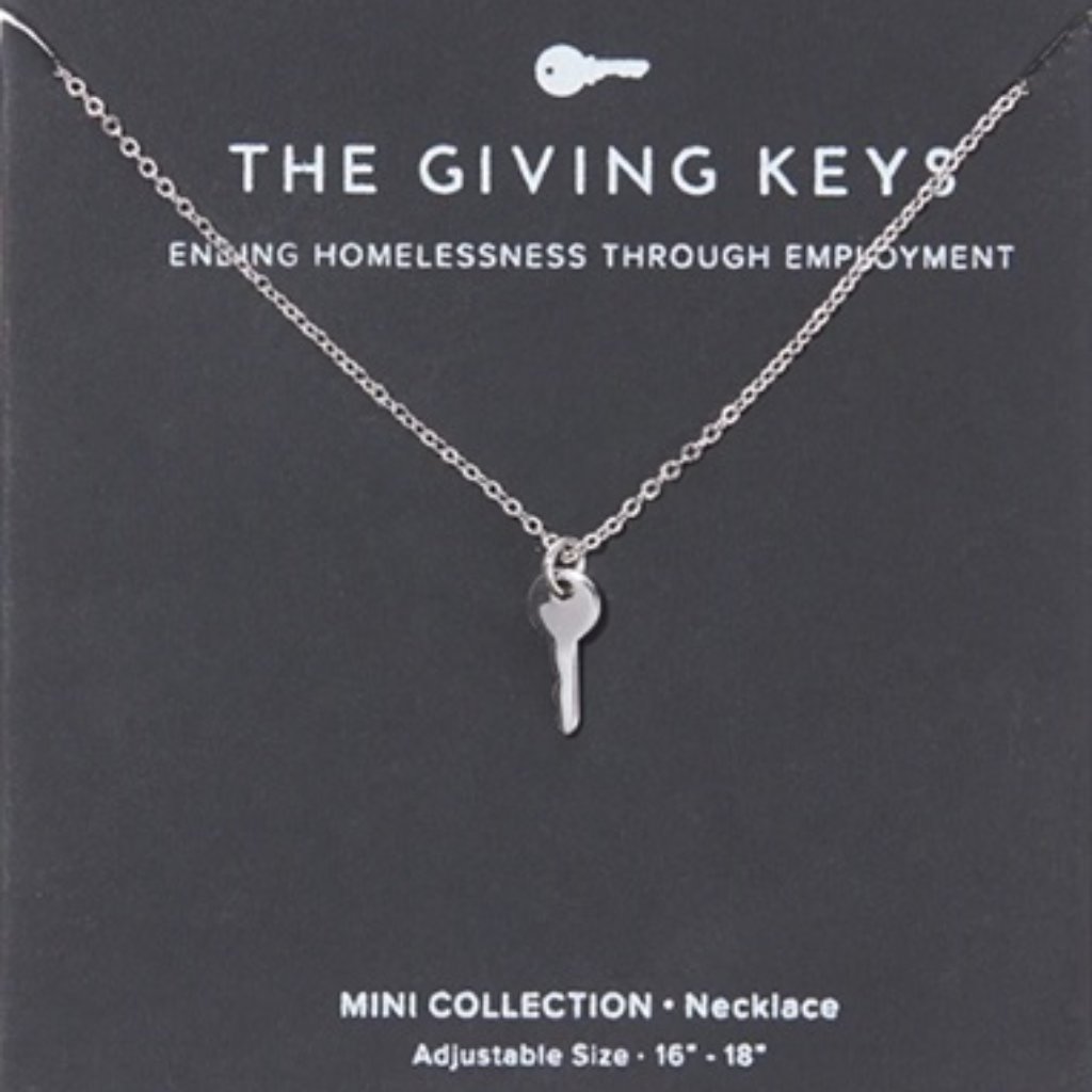 The Giving Keys Mini Key Sterling Silver Necklace
